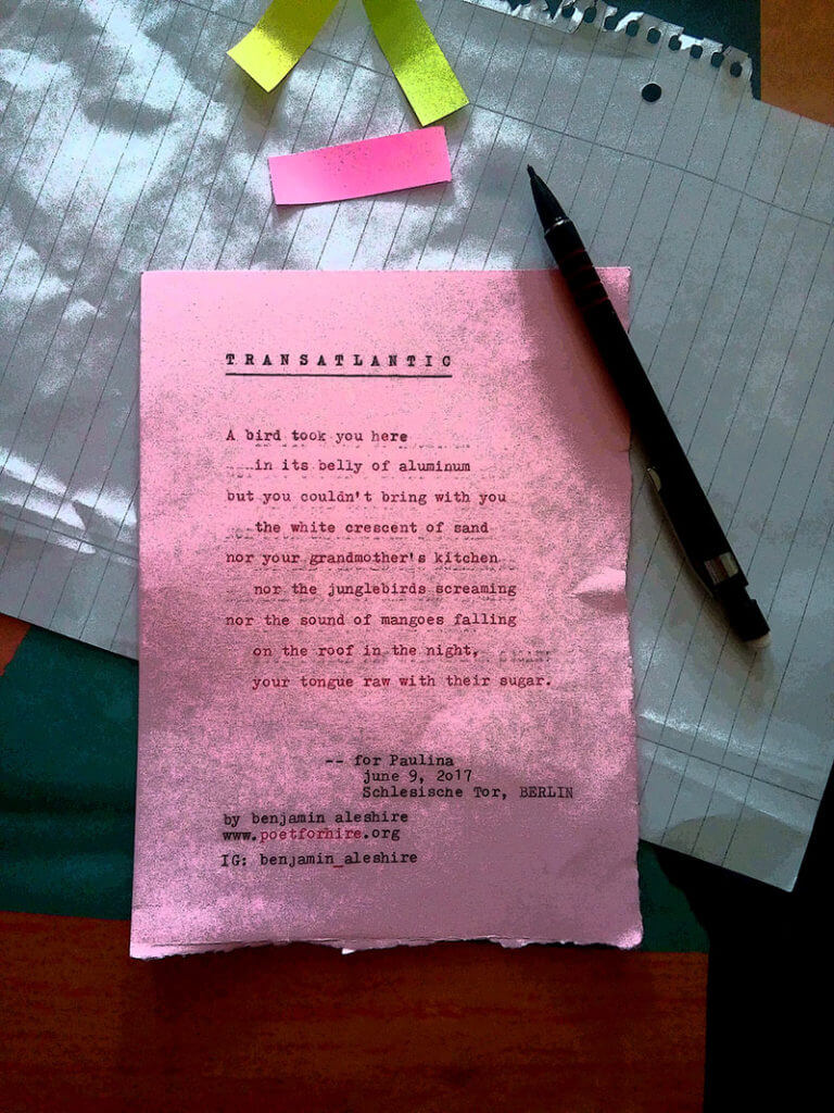 Poem by Ben Aleshire